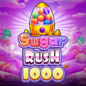 Sugar Rush 1000 candy slot tile on Casino Plus Legit